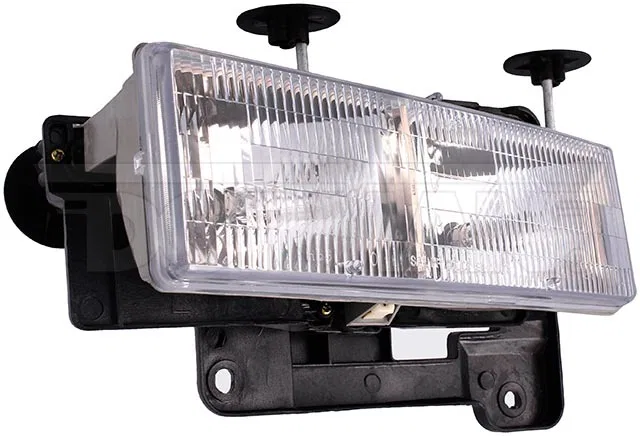 1590000 – DORMAN Headlight Assembly, OE Replacement Halogen Bulb Clear Bulb Clear Lens Single